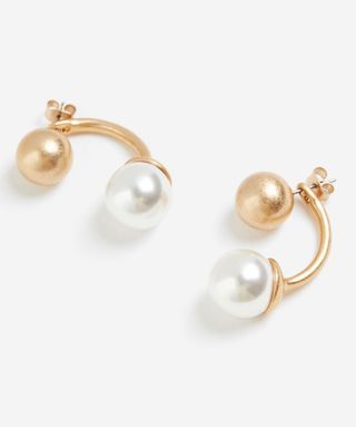 H&M + Bead-Detail Stud Earrings