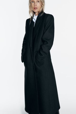 Zara + Long Maxi Coat