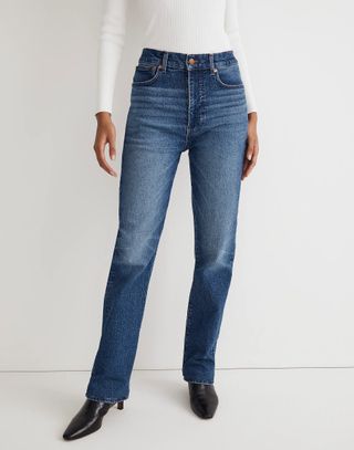 Madewell + The '90s Straight Jeans in Barlow Wash
