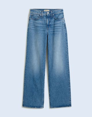 Madewell + The Perfect Vintage Wide-Leg Jeans in Lakecourt Wash