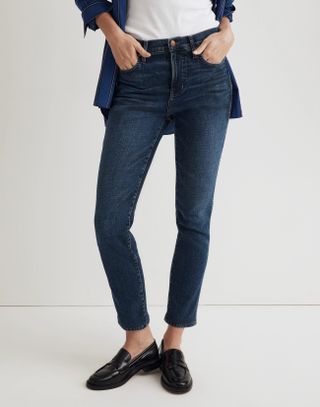 Madewell + Stovepipe Jeans in Pendelton Wash