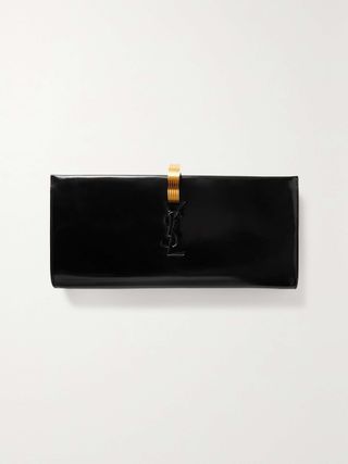 Saint Laurent + Daria Patent-Leather Clutch