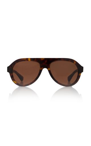 Bottega Veneta + Aviator-Frame Acetate Sunglasses