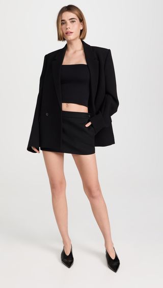 Wardrobe.NYC + Micro Mini Skirt