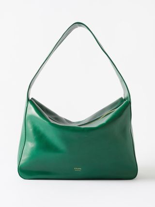 Khaite + Elena Leather Shoulder Bag