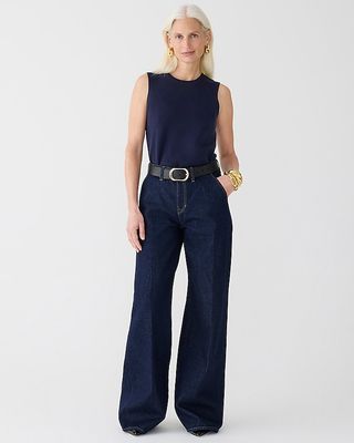 J.Crew + Point Sur Puddle Jean in Rinse Wash