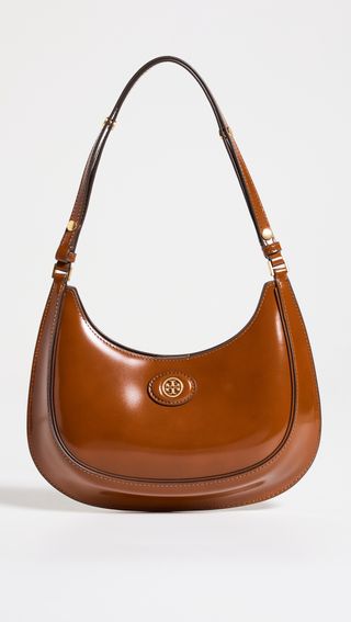 Tory Burch + Robinson Spazzolato Convertible Crescent Bag