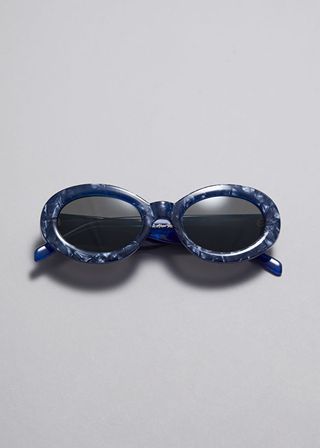& Other Stories + Oval Frame Sunglasses