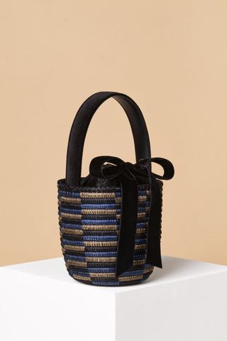 Cesta Collective + Party Pail With Velvet Bow in Midnight Check