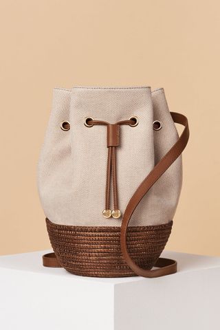 Cesta Collective + Bucket Bag in Camel
