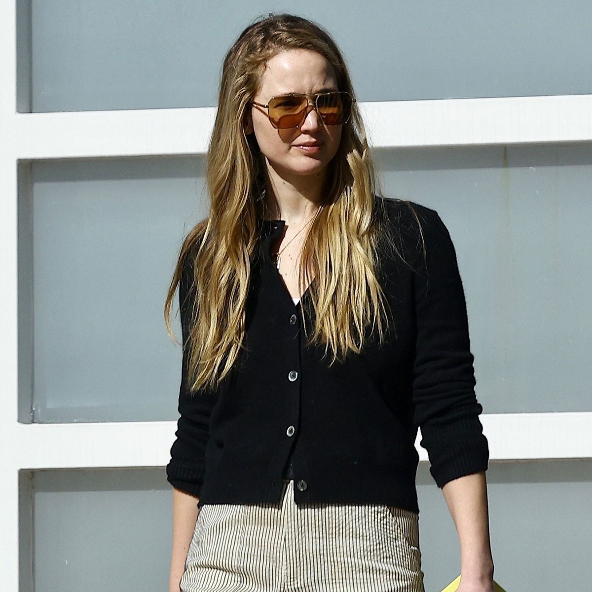 Jennifer Lawrence Wore 2024's Biggest Sunglasses Trend