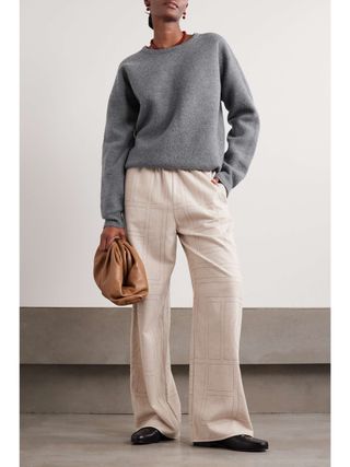 Totême + Selene Brushed Wool Sweater