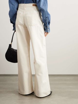 Polo Ralph Lauren + High-Rise Wide-Leg Jeans