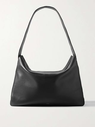 Khaite + Elena Large Leather Shoulder Bag