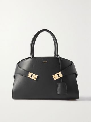 Ferragamo + Hug Small Leather Shoulder Bag