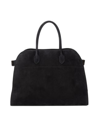 The Row + Soft Margaux 17 Suede Tote Bag