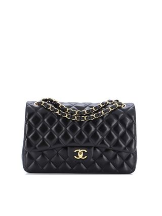 Chanel + Classic Double Flap Bag Quilted Lambskin Jumbo