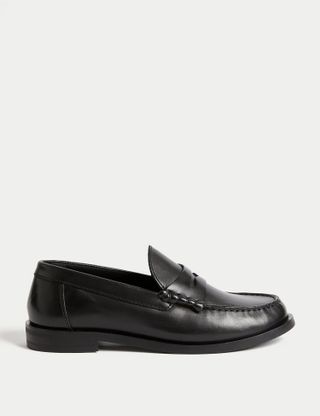 M&S Collection + Leather Loafers