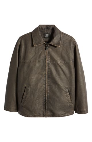 BDG Urban Outfitters + Wadded Faux Leather Jacket