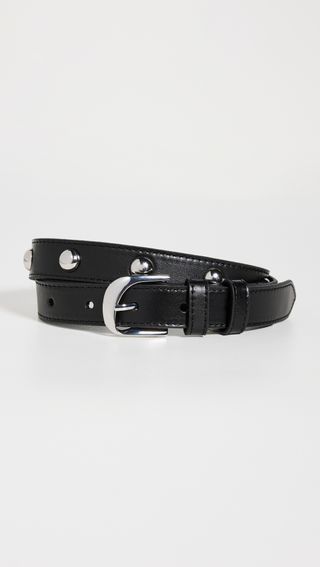 Frame + Twist Buckle Studded Belt