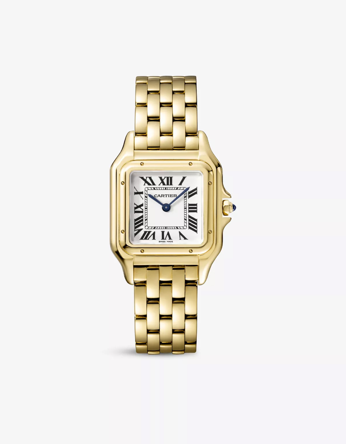 Cartier + CRWGPN0009 Panthère De Cartier Medium 18ct Yellow-Gold and Sapphire Quartz Watch