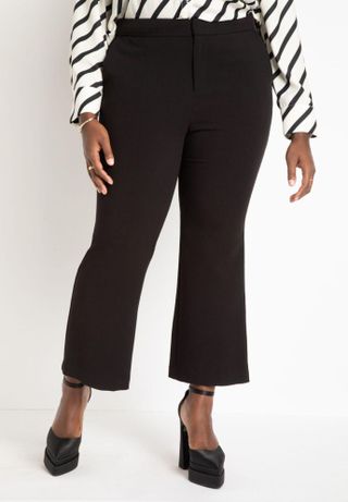 Eloquii + 365 Suit Crop Flare Trousers