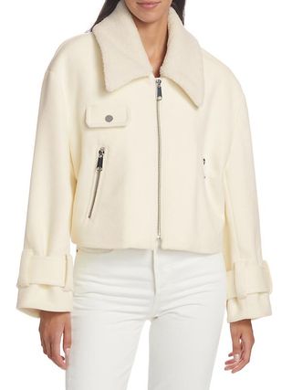 Mercer Collective + Marisa Cropped Wool Jacket