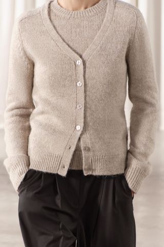 Zara + Basic Knit Cardigan