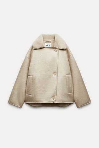 Zara + ZW Collection Relaxed Double Faced Jacket