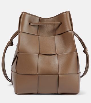 Bottega Veneta + Cassette Small Leather Bucket Bag