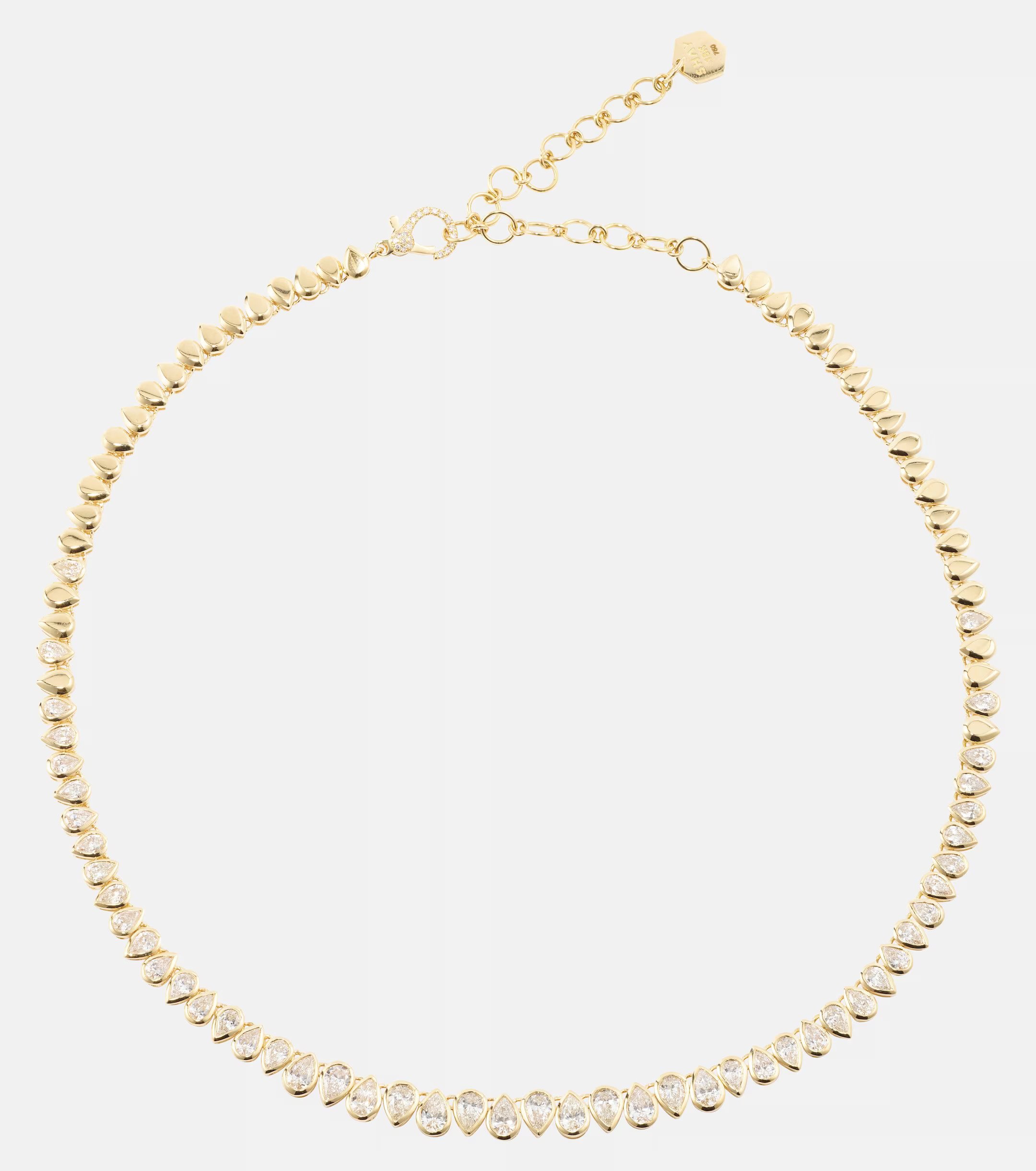 Shay Jewellery + Tennis 13kt Gold Necklace With Diamonds