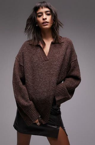 Topshop + Collar Sweater