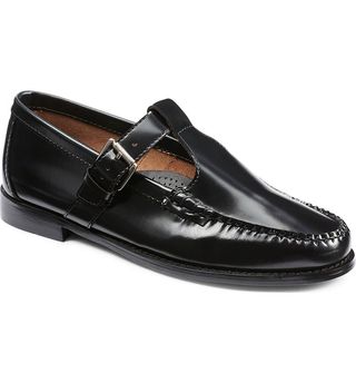 G.H.Bass + Weejuns Mary Jane Moc Toe Loafers in Black