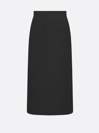 Dior + Mid-Length Straight-Cut Skirt