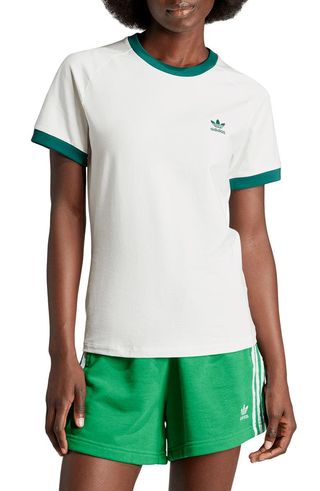 Adidas + Vrct Lifestyle Cotton Graphic Ringer T-Shirt