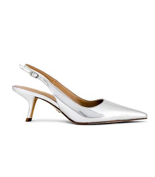 Sam Edelman + Bianka Sling Back Heel in Soft Silver