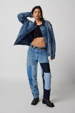 Urban Renewal + Patchwork Jeans