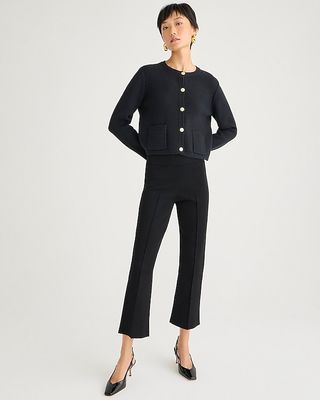 J.Crew + Demi-Boot Cropped Sweater-Pant