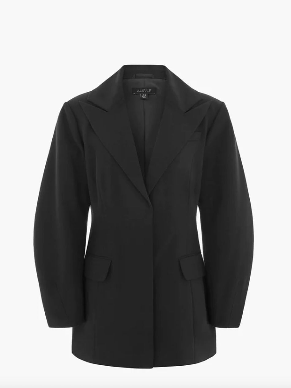 Aligne + Mariah Curved Sleeve Hourglass Blazer