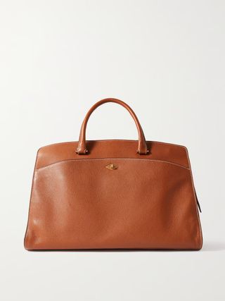Métier + Private Eye Large Textured-Leather Tote