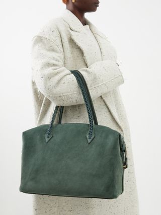 Métier + Perriand All Day Suede Shoulder Bag