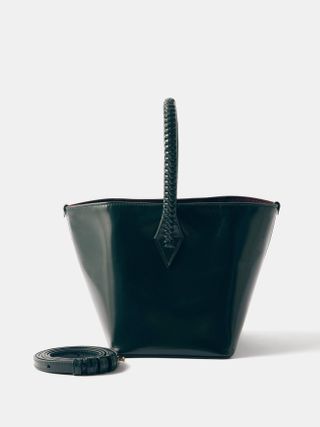 Métier + Perriand Cross-Body Leather Bucket Bag