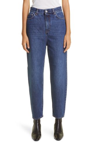 Toteme + High Waist Tapered Jeans