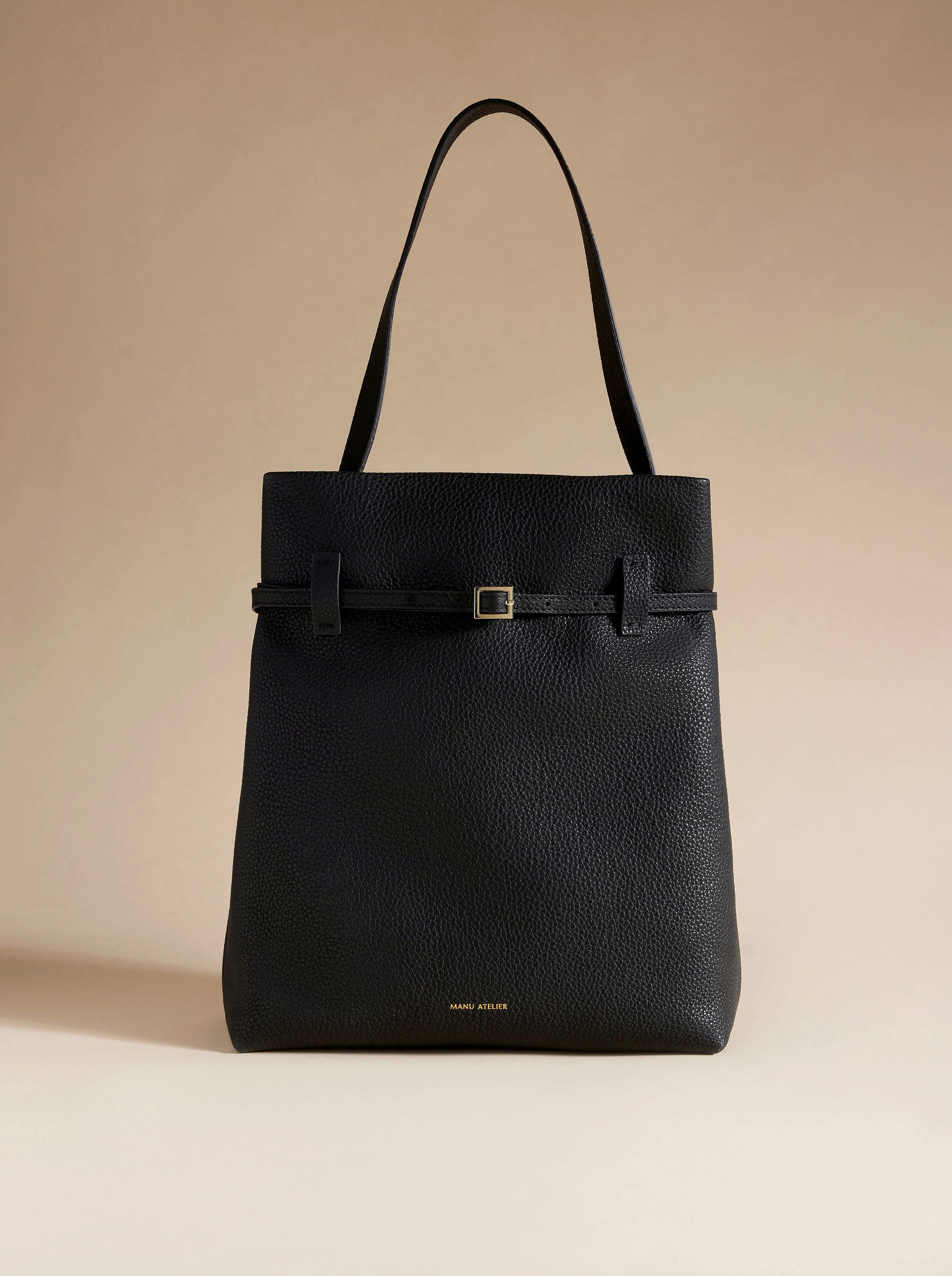 Manu Atelier + Tote Du Jour Black Grained