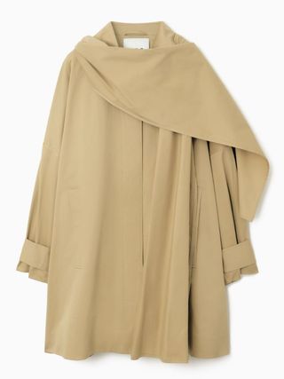 COS + Oversized Scarf Detail Trench Coat