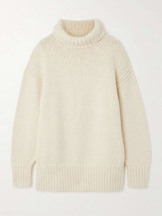Loveshackfancy + Valli Cotton Turtleneck Sweater