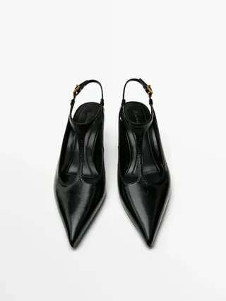 Massimo Dutti + Heeled Strap Shoes