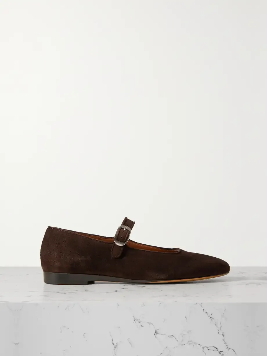 Le Monde Beryl + Suede Mary Jane Ballet Flats
