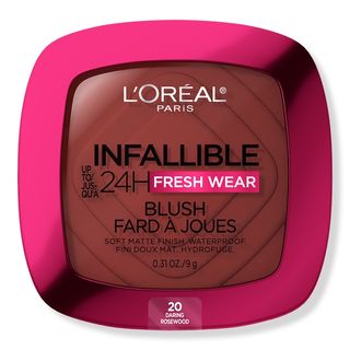 L'Oréal + Infallible 24H Fresh Wear Soft Matte Blush in Daring Rosewood