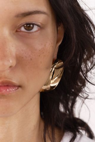Zara + Circular Piece Earrings
